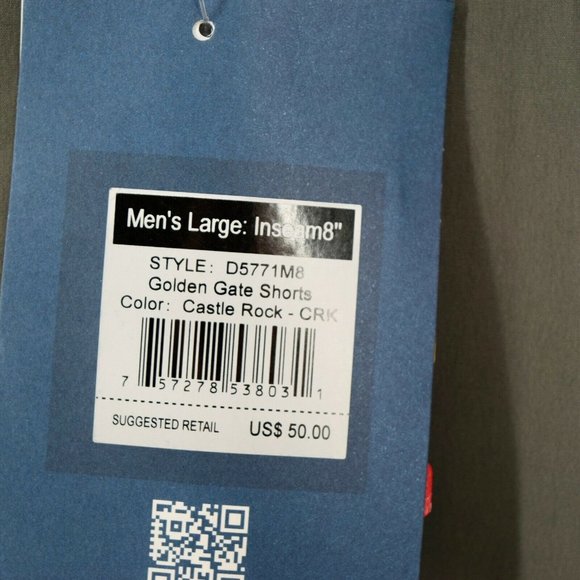 White Sierra Mens Golden Gate Outdoor Shorts L - Picture 2 of 8